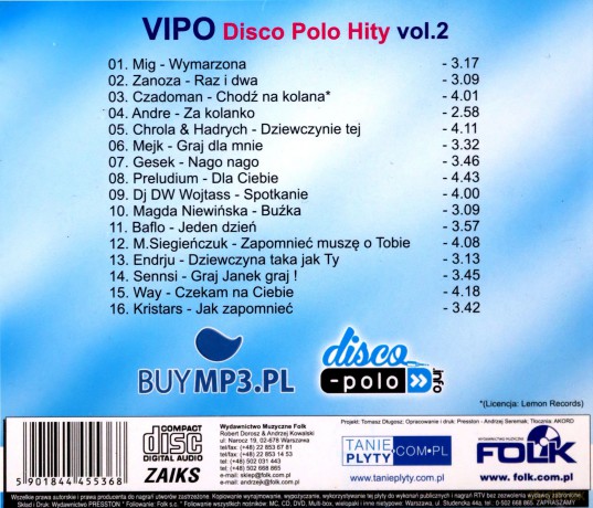 Vipo - Disco Polo Hity vol. 2 [CD]