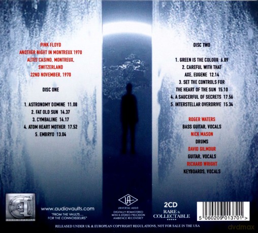 Pink Floyd: Another Night In Montreux 1970 [2CD]