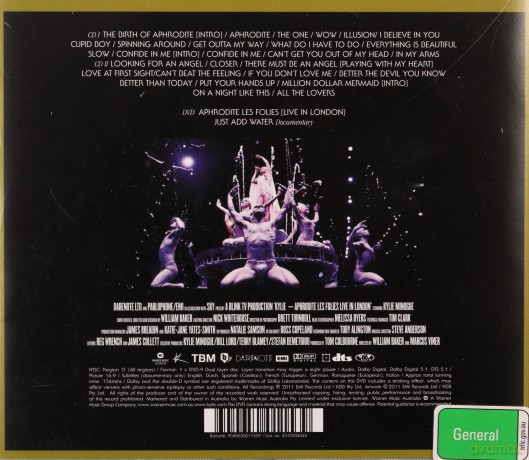 Kylie Minogue: Aphrodite Les Folies - Live In London (+Dvd Ntsc) [CD]
