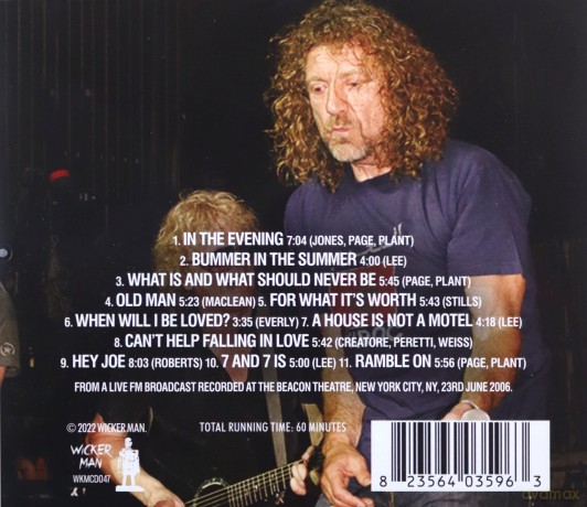 Robert Plant: Beacon Theatre [CD]
