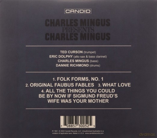 Charles Mingus: Charles Mingus Presents Charles Mingus [CD]