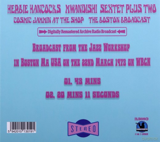 Herbie Hancocks Mwandishi Sextet Plus Two: Cosmic Jammin At The Shop - The 73 Broadcast [CD]