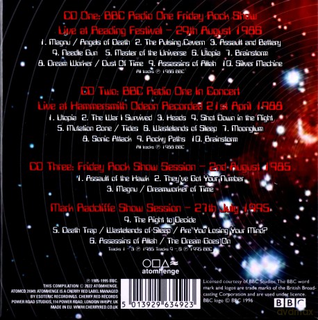 Hawkwind: Dreamworkers Of Time: The BBC Recordings 1985-1995 [3CD]