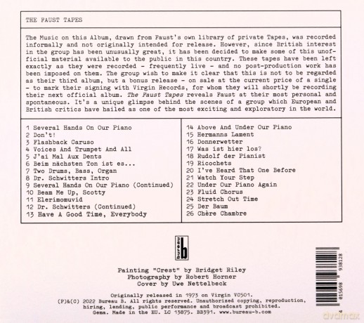 Faust: Faust Tapes [CD]