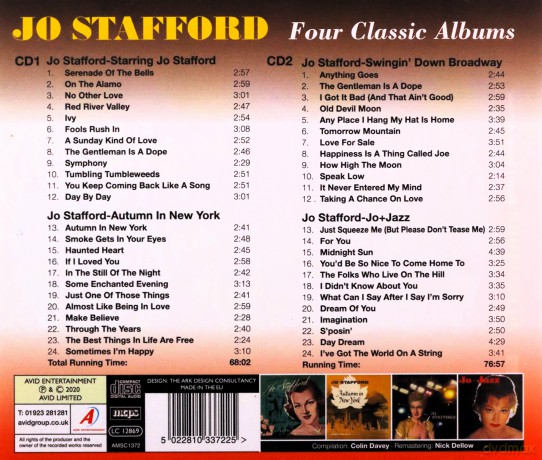 Jo Stafford: Four Classic Albums [2CD]