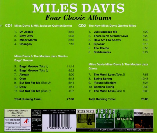 Miles Davis: Four Classic Albums [2CD]