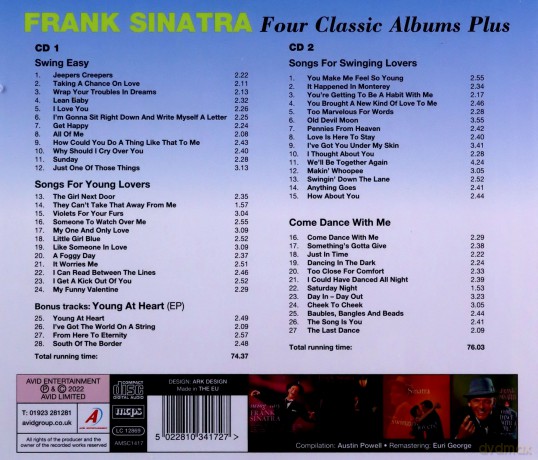 Frank Sinatra: Four Classic Albums Plus [2CD]