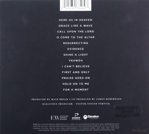 Elevation Worship: Here As In Heaven [CD]