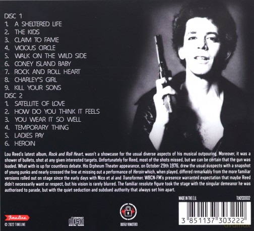 Lou Reed: Live In Boston 1976 [2CD]