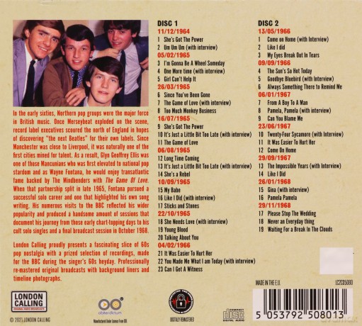 Wayne Fontana: Live On Air 1964-1968 [2CD]