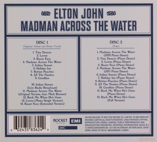 Elton John: Madman Across The Water [2CD]
