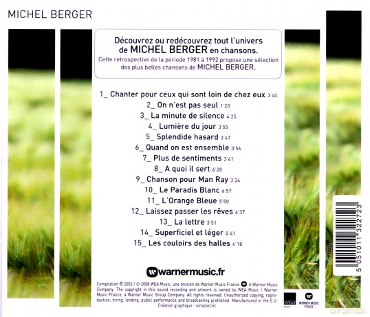 Michel Berger: Michel Berger Vol.2 [CD]