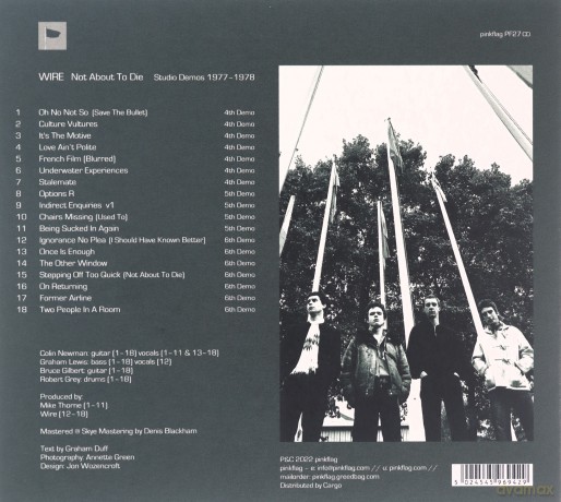 Wire: Not About To Die [CD]