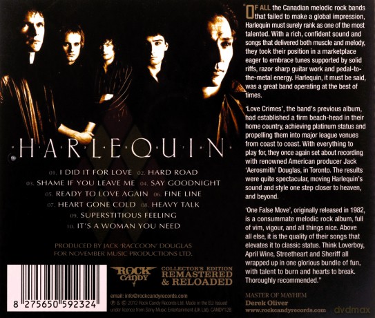 Harlequin: One False Move [CD]