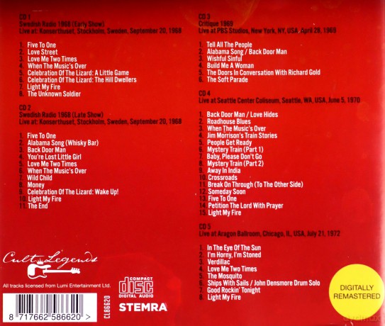 Doors: The Broadcast Collection 1968-1972 [5CD]