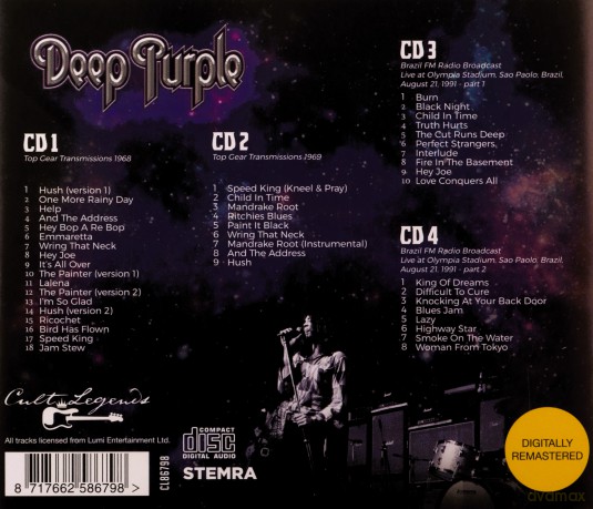Deep Purple: The Broadcast Collection 1968-1991 [CD]