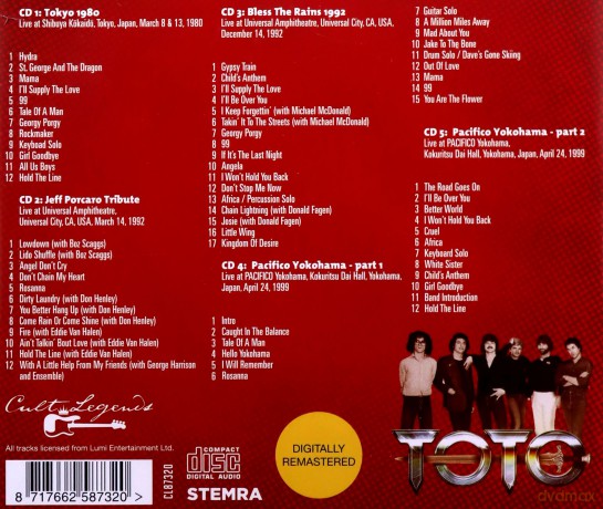 Toto: The Broadcast Collection 1980-1999 [CD]