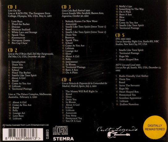 Nirvana: The Broadcast Collection 1987-1993 [CD]