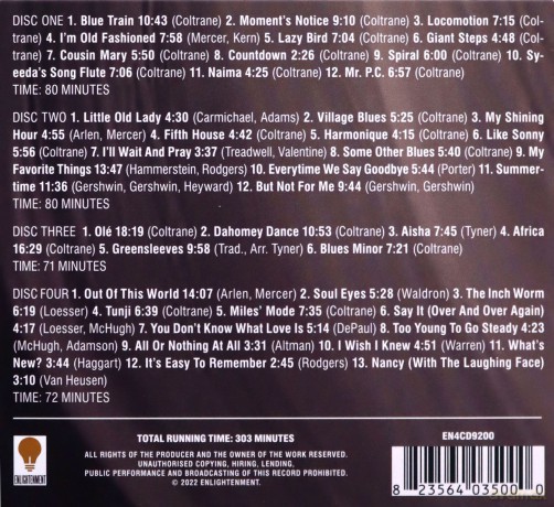 John Coltrane: The Classic Albums Collection [4CD]