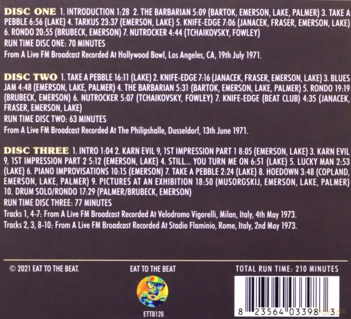 Emerson Lake And Palmer: Transmission Impossible [3CD]