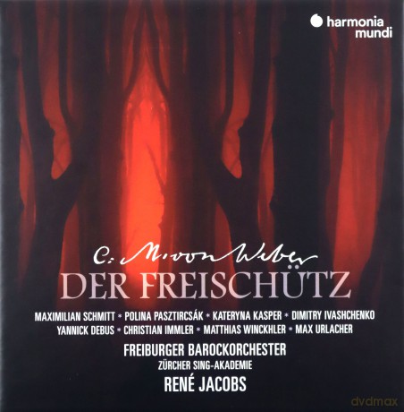 Weber: Der Freischutz Freiburger Barockorchester Jacobs Zurcher Sing-Akademie Immler [2CD]