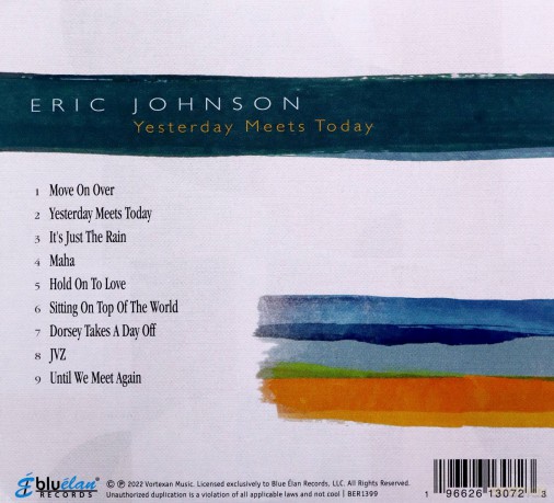 Eric Johnson: Yesterday Meets Today [CD]