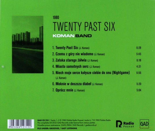 Koman Band: Twenty Past Six [CD]