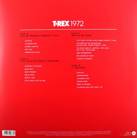 T. Rex: 1972 (White) [2xWinyl]