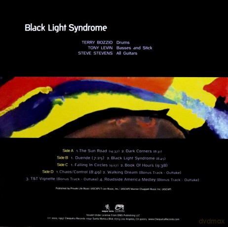 Bozzio Levin Stevens: Black Light Syndrome (Clear) [2xWinyl]