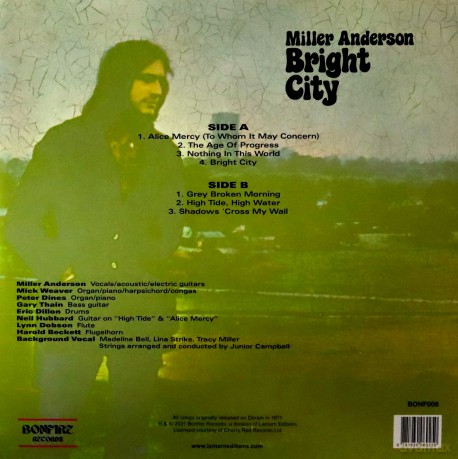 Miller Anderson: Bright City [Winyl]