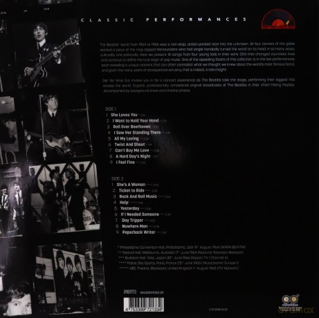 Beatles: Greatest Hits Live [Winyl]