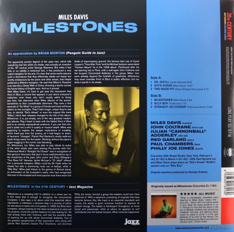 Miles Davis: Milestones (Blue) [Winyl]
