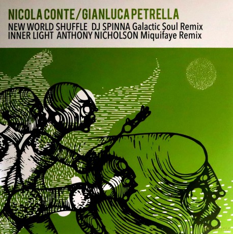 Nicola Conte & Gianluca Petrella: New World Shuffle / Inner Light Remixes [Winyl]