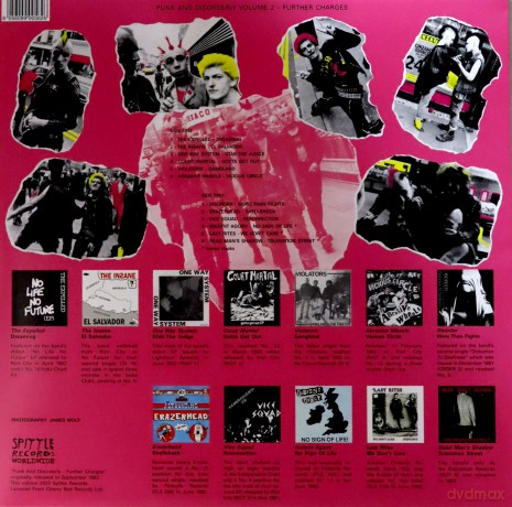 Punk And Disorderly Volume 2 - Further Charges [Winyl]