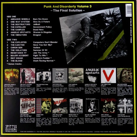 Punk And Disorderly Volume 3 - The Final Solution [Winyl]