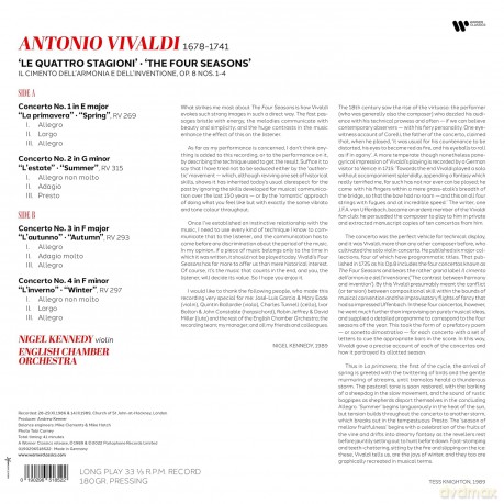Nigel Kennedy: Vivaldi: The Four Seasons [Winyl]