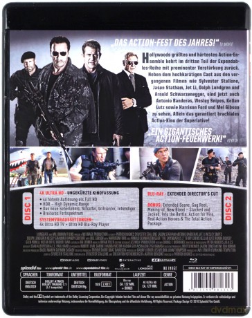 The Expendables 3 (Niezniszczalni 3) [Blu-Ray 4K]+[Blu-Ray]