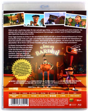 Freddy Frogface (Ale cyrk) [Blu-Ray 3D]+[Blu-Ray]