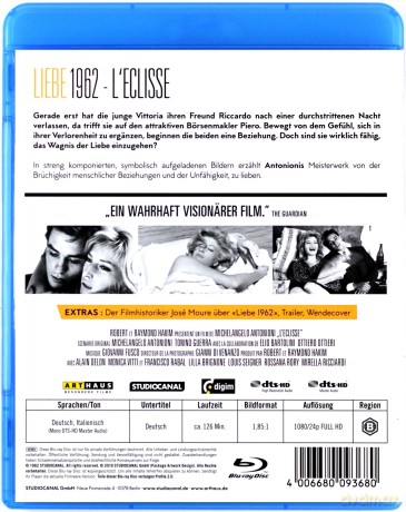 L'Eclisse (Zaćmienie) [Blu-Ray]