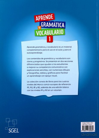 Aprende Gramatica y vocabulario 1 A1 [KSIĄŻKA]