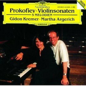 Argerich Kremer: Prokofiev:Sons Vln Pno 1+2 + [CD]