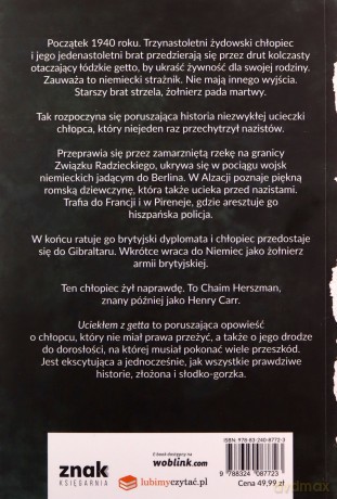 Uciekłem z getta - John Carr [KSIĄŻKA]