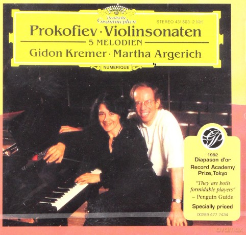 Argerich Kremer: Prokofiev:Violinsonaten [CD]