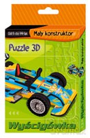 3D Puzzle - Wyścigówka [PUZZLE]