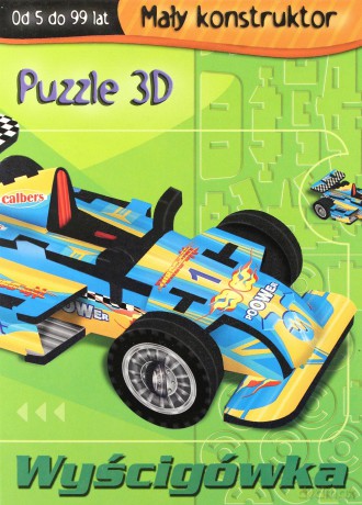 3D Puzzle - Wyścigówka [PUZZLE]