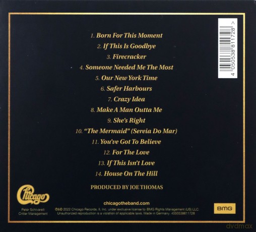 Chicago: Born For This Moment [CD]