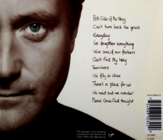 Phil Collins: Both Sides [CD]