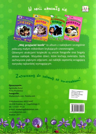 Album z naklejkami - Mój przyjaciel konik [KSIĄŻKA]
