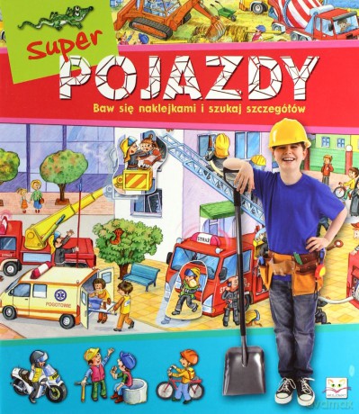 Album z naklejkami - Superpojazdy [KSIĄŻKA]