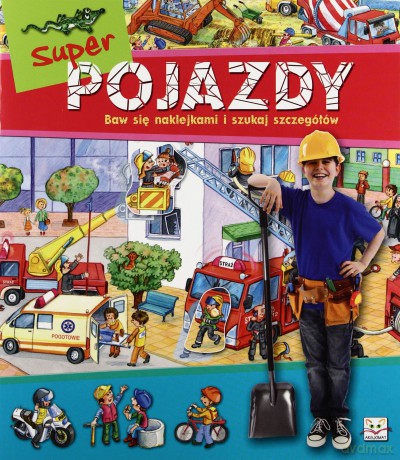 Album z naklejkami - Superpojazdy [KSIĄŻKA]